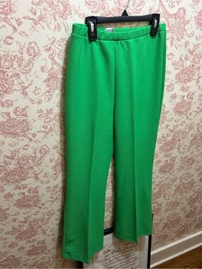 70s Pykettes Bright Green Women's Flared Leg Pants